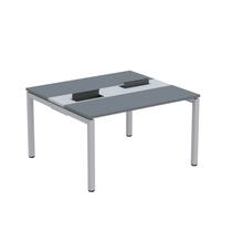 Escrivaninha Mesa Escritório Plataforma para 1 Pessoa com Caixa de Tomada PSC 130cm Industrial Grafito E Cinza Escrivaninha Mesa Escritório Plataforma para 1 Pessoa com Caixa de Tomada PSC 130cm Industrial Grafito E Cinza