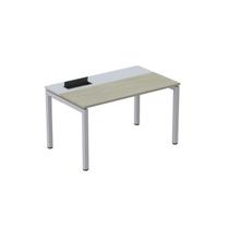 Escrivaninha Mesa Escritório Plataforma para 1 Pessoa com Caixa de Tomada PSC 140cm Industrial Nogueira Casablanca E Cinza Escrivaninha Mesa Escritório Plataforma para 1 Pessoa com Caixa de Tomada PSC 140cm Industrial Nogueira Casablanca E Cinza