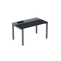 Escrivaninha Mesa Escritório Plataforma para 1 Pessoa com Caixa de Tomada PSC 140cm Industrial Preto E Grafito Escrivaninha Mesa Escritório Plataforma para 1 Pessoa com Caixa de Tomada PSC 140cm Industrial Preto E Grafito