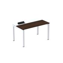Escrivaninha Mesa Escritório Plataforma para 1 Pessoa com Caixa de Tomada PSC 160cm Industrial Escarlate E Branco Escrivaninha Mesa Escritório Plataforma para 1 Pessoa com Caixa de Tomada PSC 160cm Industrial Escarlate E Branco