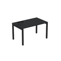 Escrivaninha Mesa Escritório Plataforma para 1 Pessoa com Caixa de Tomada PSC 160cm Industrial Preto Escrivaninha Mesa Escritório Plataforma para 1 Pessoa com Caixa de Tomada PSC 160cm Industrial Preto