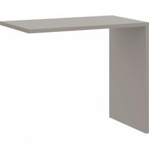 Escrivaninha Mesa Escritório Reta Office Elegance 90cm Níquel Cinza Escrivaninha Mesa Escritório Reta Office Elegance 90cm Níquel Cinza