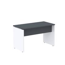 Escrivaninha Mesa Escritório Retangular 120CMX60CM P25 120cm Grafito e Branco Preto Escrivaninha Mesa Escritório Retangular 120CMX60CM P25 120cm Grafito e Branco Preto