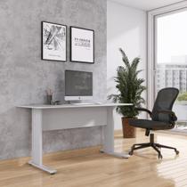 Escrivaninha Mesa Escritório Secretária Mx120 Maxxi 120cm Cinza Escrivaninha Mesa Escritório Secretária Mx120 Maxxi 120cm Cinza