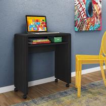 Escrivaninha Mesa Escritório Smile 68cm Preto Escrivaninha Mesa Escritório Smile 68cm Preto