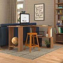 Escrivaninha Mesa Escritório Tampo Giratório