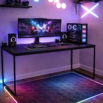 Escrivaninha Mesa Gamer Industrial 120x60cm Para Computador Diretor - JM3 Móveis Escrivaninha Mesa Gamer Industrial 120x60cm Para Computador Diretor - JM3 Móveis
