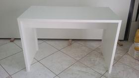 Escrivaninha Mesa Notebook Em Mdf 15 Mm Branco Bancada
