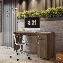 Escrivaninha Mesa Notebook Escritório Quarto 136cm Malta Lukaliam Imbuia