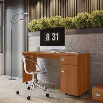 Escrivaninha Mesa Notebook Escritório Quarto 136cm Malta Lukaliam Jequitiba Escrivaninha Mesa Notebook Escritório Quarto 136cm Malta Lukaliam Jequitiba