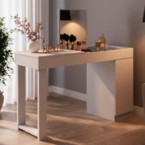 Escrivaninha Mesa Organizadora Quarto Estudio Make Espelho Mobler Love