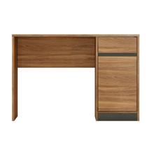 Escrivaninha Mesa p/ Computador Alaska c/ Gaveta Amendola/ Grafito Home Office Escritório - Bela Móveis Escrivaninha Mesa p/ Computador Alaska c/ Gaveta Amendola/ Grafito Home Office Escritório - Bela Móveis