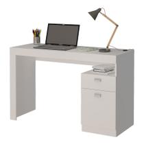 Escrivaninha Mesa para computador 1 porta 1 Gaveta Melissa Permóbili Branco