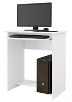 Escrivaninha mesa para computador 100% MDF branco Escrivaninha mesa para computador 100% MDF branco