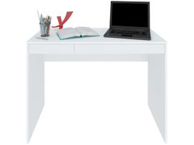 Escrivaninha Mesa para Computador 2 Gavetas Mobile College Branco Artany Escrivaninha Mesa para Computador 2 Gavetas Mobile College Branco Artany