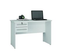 Escrivaninha Mesa Para Computador Byte 2 Gavetas Com Chave Valdemoveis