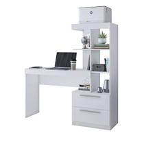 Escrivaninha Mesa para Computador e Armário Dallas Office 2 Gavetas 130cm