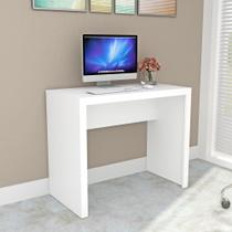 Escrivaninha Mesa Para Computador Estudos Home Office 90 cm Quarto Escritório Branco