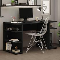 Escrivaninha Mesa para Computador Office 9409 Madesa - Preto Escrivaninha Mesa para Computador Office 9409 Madesa - Preto