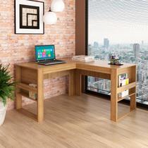 Escrivaninha Mesa Para Escritório em L Angular 136 cm Escrivaninha Mesa Para Escritório em L Angular 136 cm