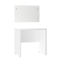 Escrivaninha Multiuso Compact e Painel 80cm Prime Branco
