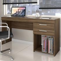 Escrivaninha Office Com 2 Gavetas Nogal Trend - Notável