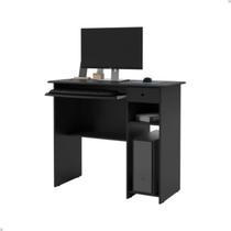 Escrivaninha Office Mesa De Computador Com Gaveta Suporte De Teclado E Nichos Viena Escrivaninha Office Mesa De Computador Com Gaveta Suporte De Teclado E Nichos Viena