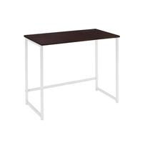 Escrivaninha Office Tabaco Base Aço Branco 75x80x45 cm Daf
