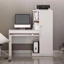 Escrivaninha p/ computador valdemoveis office com armario branco fosco Escrivaninha p/ computador valdemoveis office com armario branco fosco
