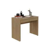 Escrivaninha p/ Escritório ME4107 c/ 1 Gaveta Amêndoa - Tecno Mobili