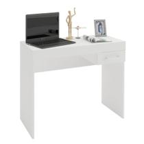 Escrivaninha P/ Notebook Cooler Branco Com 1 Gaveta