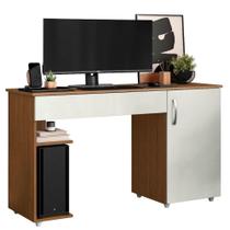 Escrivaninha Para Computador 1 Porta E 1 Gaveta Com Suporte Para Cpu Lara Atacama-off White