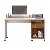 Escrivaninha para Computador Recepcao com Rodinhas e Gaveta Slim Giga Moveis - Giga Móveis