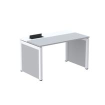 Escrivaninha para Escritório 130x79,2cm Pscpp130 Cinza/Branco