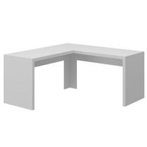 Escrivaninha Para Escritorio Angular ME4116 Branco Tecno Mobili Escrivaninha Para Escritorio Angular ME4116 Branco Tecno Mobili