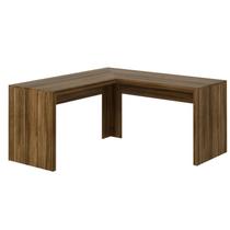 Escrivaninha Para Escritorio Angular ME4116 Nogal Tecno Mobili Escrivaninha Para Escritorio Angular ME4116 Nogal Tecno Mobili