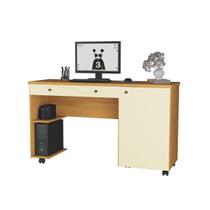 Escrivaninha Para Escritório Cinco Rodízios Gavetas Laterais MDP Ariel - Móveis Primus Escrivaninha Para Escritório Cinco Rodízios Gavetas Laterais MDP Ariel - Móveis Primus