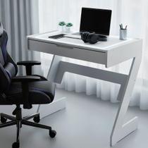 Escrivaninha para Escritório com Luz Neon Branco Escrivaninha para Escritório com Luz Neon Branco