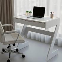 Escrivaninha para Escritório com Luz Neon Branco Escrivaninha para Escritório com Luz Neon Branco