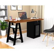 Escrivaninha Para Escritório Ou Quarto Estudos E Computador Preto Escrivaninha Para Escritório Ou Quarto Estudos E Computador Preto