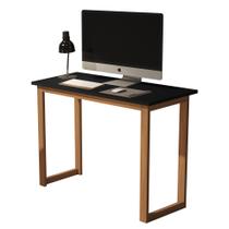 escrivaninha para home office 90cm tampo preto