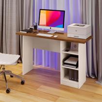 Escrivaninha Para Home Office Off White Canela Carmolar