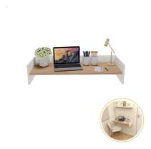 Escrivaninha Para Sala Moderna Suspensa Parede Madeira 90cm