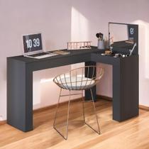 Escrivaninha Penteadeira Cameron Preto Fosco Escrivaninha Penteadeira Cameron Preto Fosco