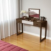 Escrivaninha penteadeira com espelho multiuso Luanda Fenix