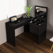 Escrivaninha/Penteadeira de Canto 110cm com Espelho Multimóveis CR40120