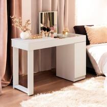 Escrivaninha Penteadeira Georgia Branco Fosco