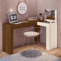 Escrivaninha/penteadeira jade - freijo/off white