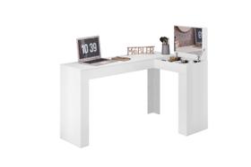 Escrivaninha Penteadeira Maquiagem De Canto Com Espelho Moderna Porta Joias - N&E Loja