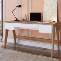 Escrivaninha Pés Palito Retrô 1,50m com 3 gavetas Style Móvel na Caixa Escrivaninha Pés Palito Retrô 1,50m com 3 gavetas Style Móvel na Caixa